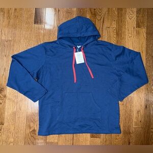 NWT Pajamagram Men's Blue Hoodie size XL